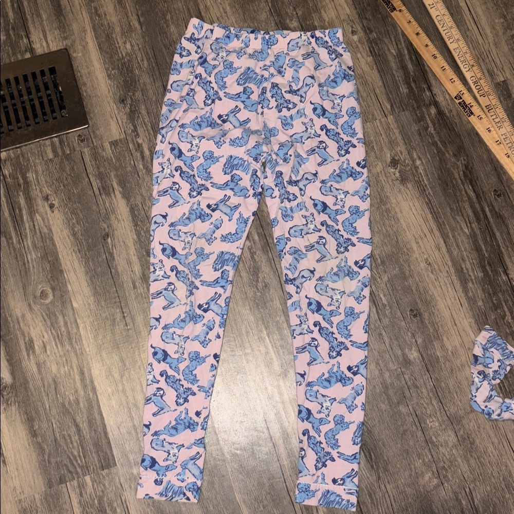 Lilly Pulitzer “ruff night “ girls size 12 pajama set - Picture 3 of 4